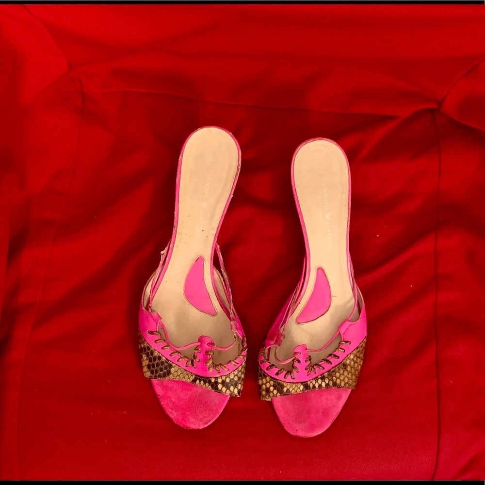 Alessandro Dell‘Acqua sandals. Pink. Size 37.5